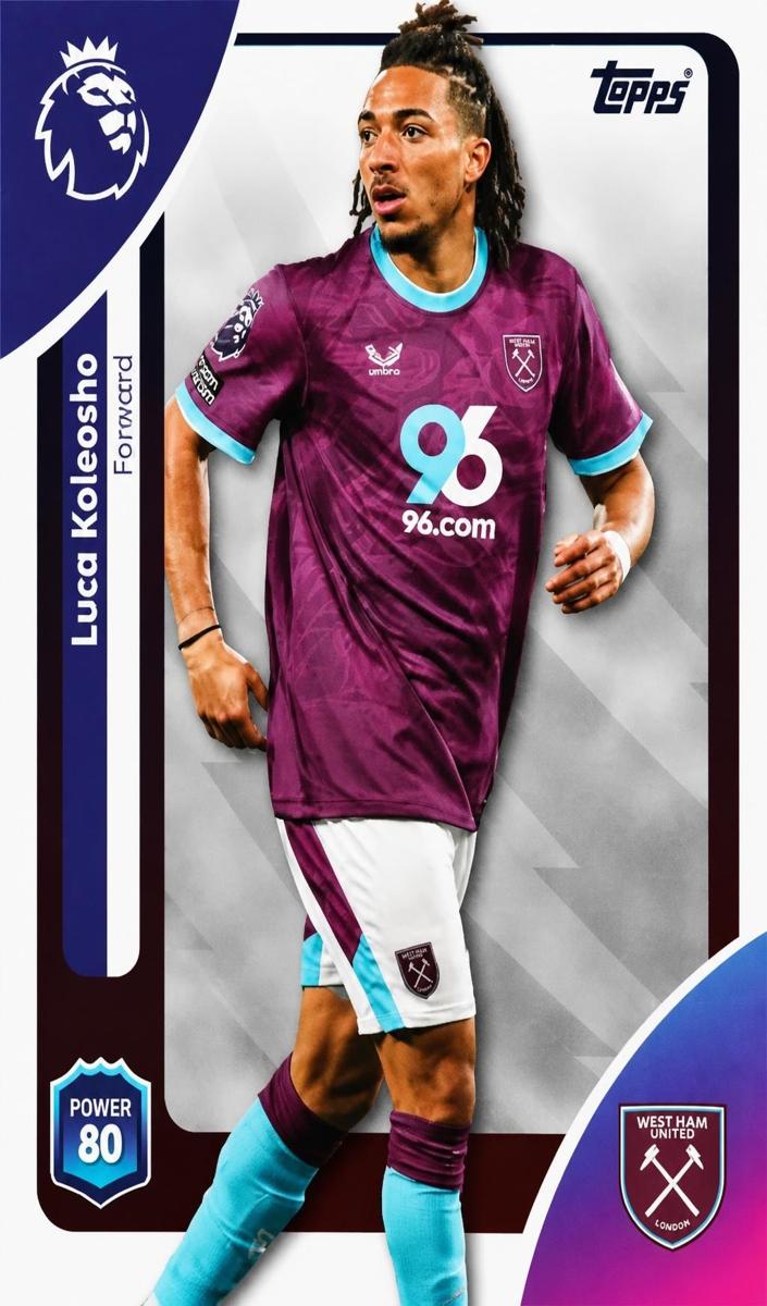 2025 Topps Premier League Luca Koleosho #319 card