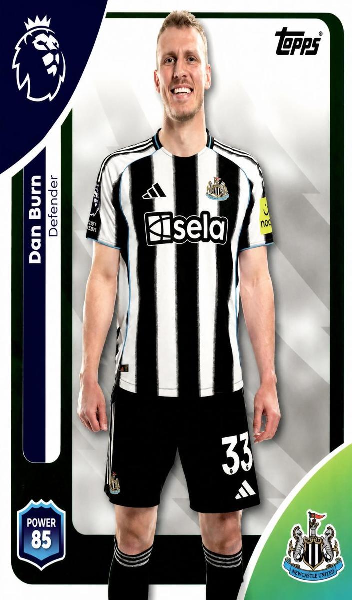 2025 Topps Premier League Dan Burn #219 card