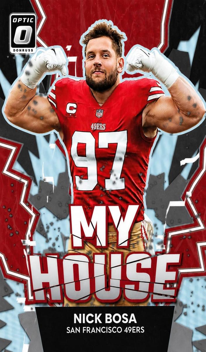 2022 Donruss Optic Nick Bosa #MH-17 card