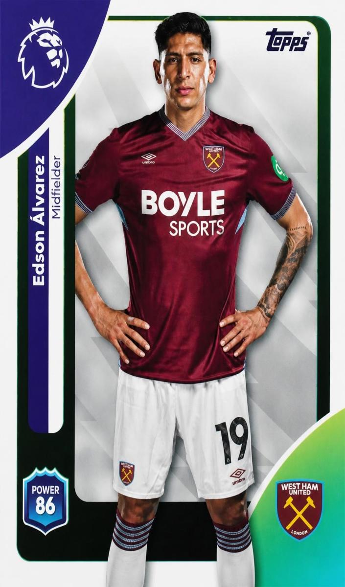 2025 Topps Premier League Edson Alvarez #279 card