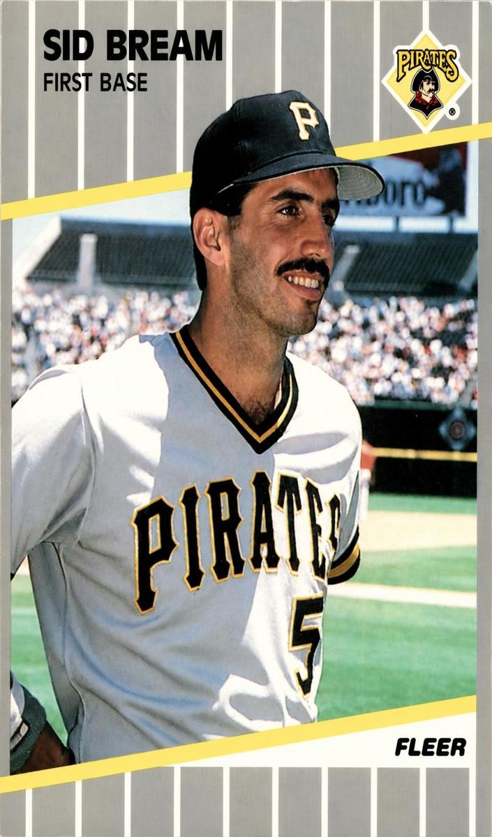 1989 Fleer Sid Bream #204 card