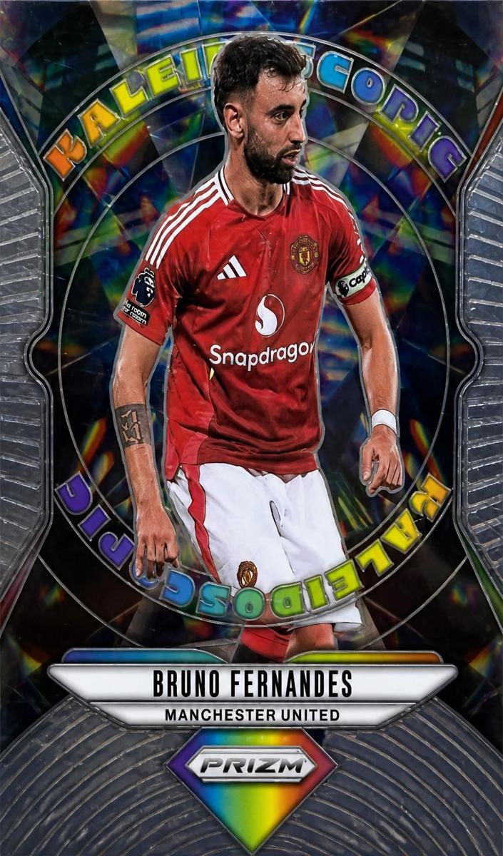2024 Panini Prizm Premier League Bruno Fernandes #13 card