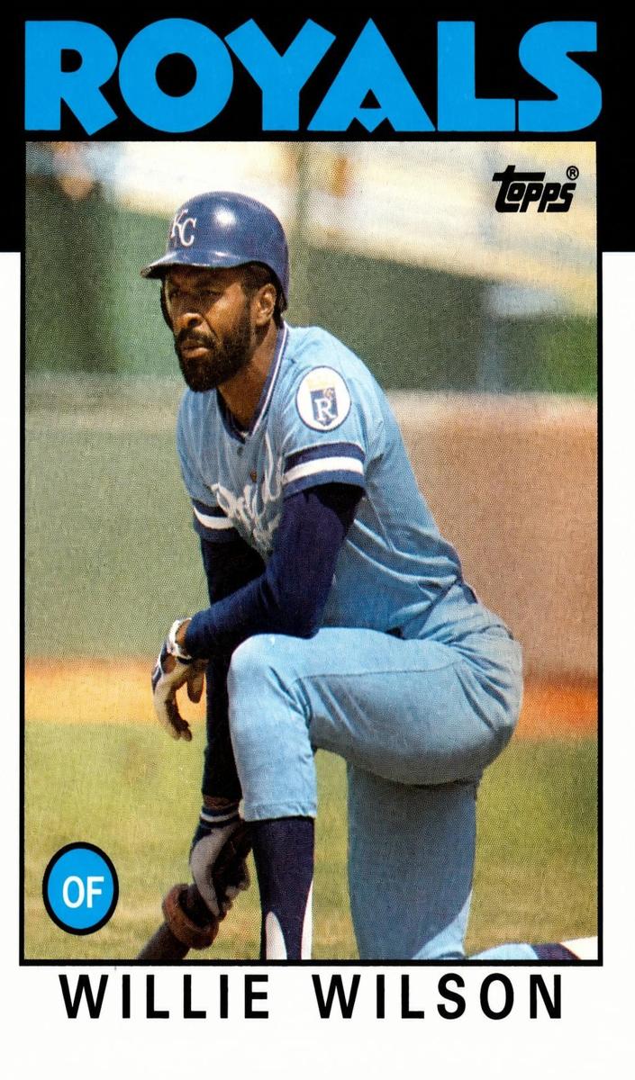 1986 Willie Wilson #25