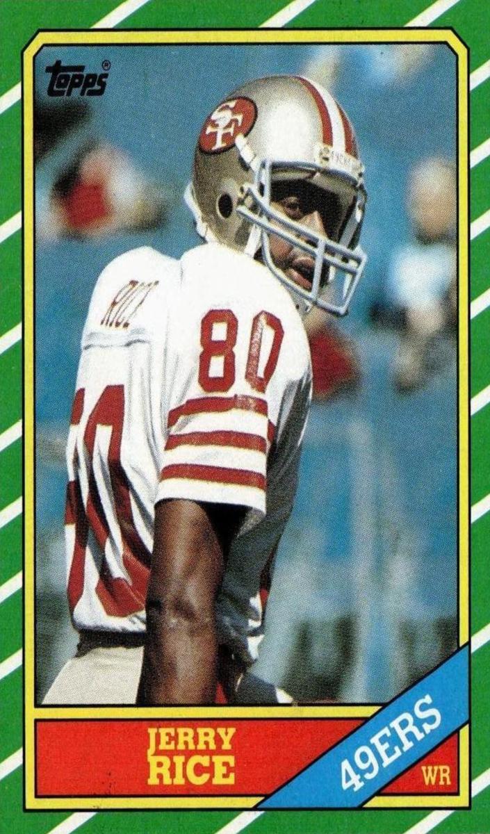 Jerry Rice 1986 Topps Football