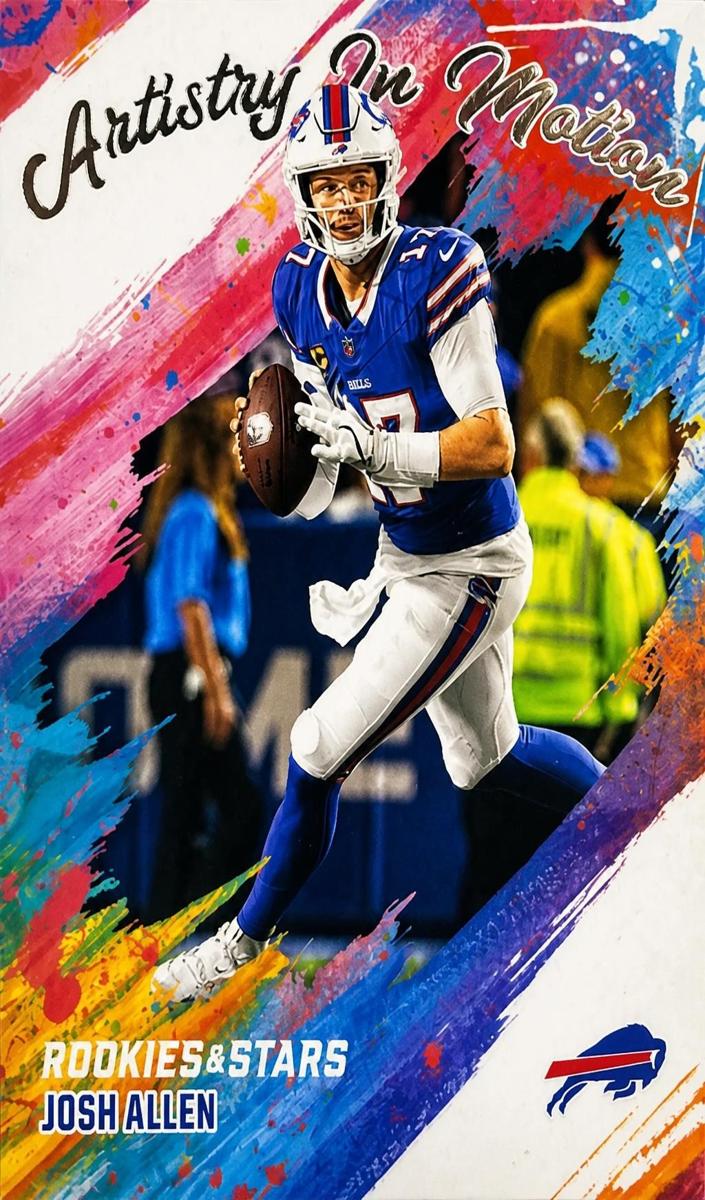 2025 Panini Mosaic Visionary Josh Allen #3 card