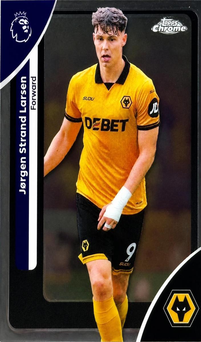 2026 Topps Chrome Premier League Jorgen Strand Larsen #193 card