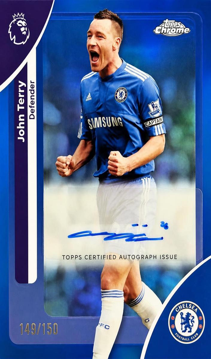 2026 Topps Chrome Premier League Autograph John Terry #CA-JT card