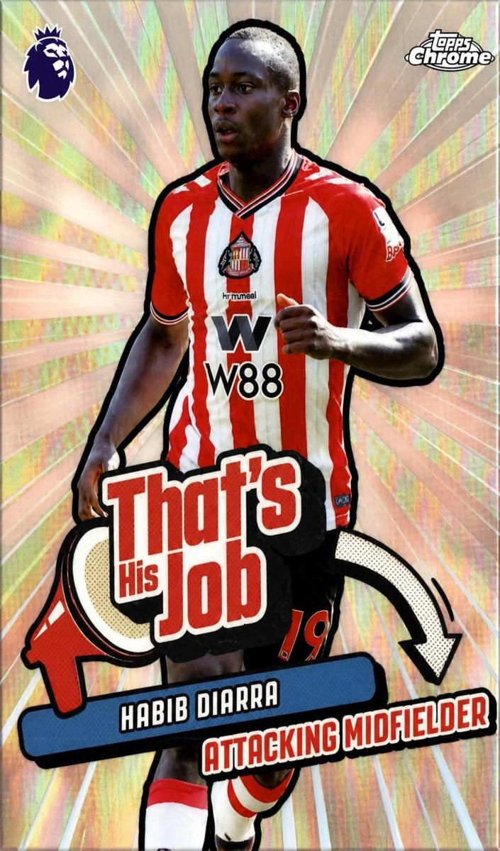 2026 Topps Chrome Premier League Habib Diarra #THJ-11 card