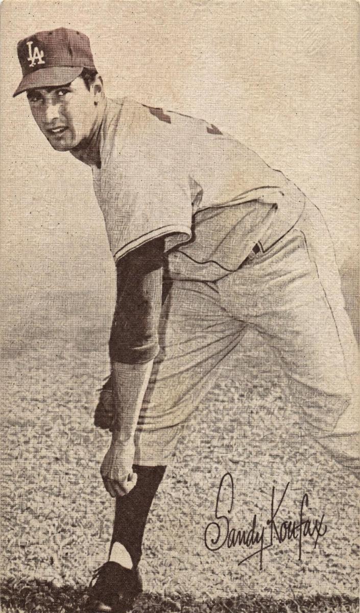 1962 Sandy Koufax [Red Back] #NNO