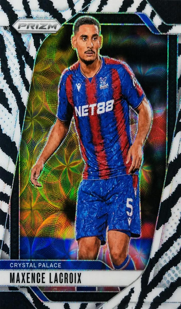 2024 Panini Prizm Premier League Maxence Lacroix [Plum Blossom] #169 card