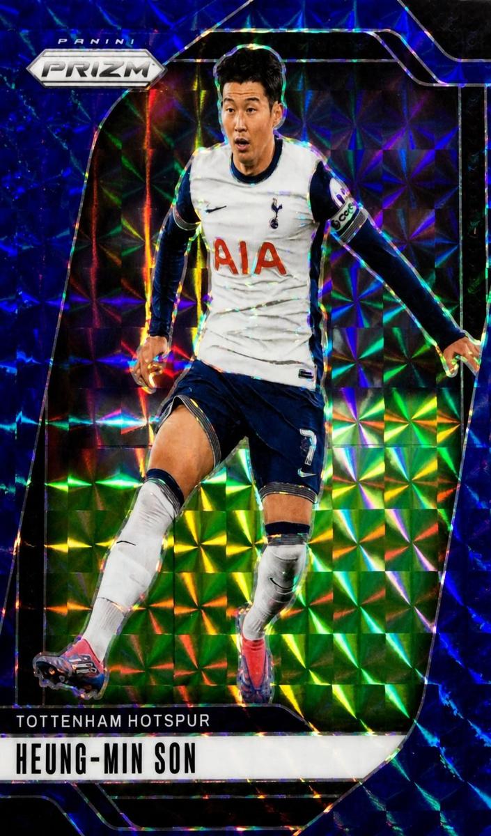 2024 Panini Prizm Premier League Heung-Min Son [Blue Mosaic] #77 card