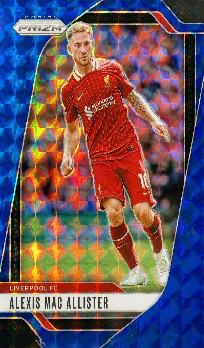 2024 Panini Prizm Premier League Alexis Mac Allister [Blue Mosaic] #38 card