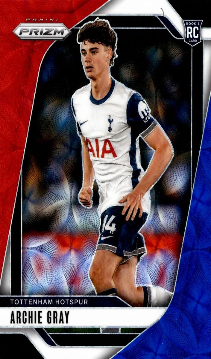2024 Panini Prizm Premier League Archie Gray [Choice Red White and Blue] #76 card