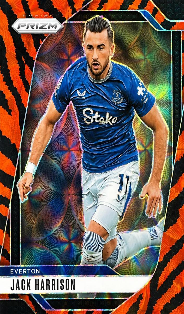 2024 Panini Prizm Premier League Jack Harrison [Choice Tiger Stripe] #229 card