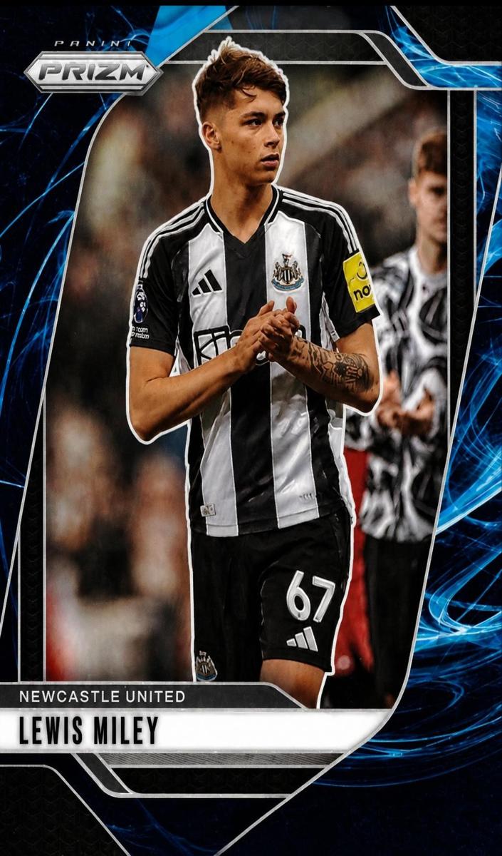 2024 Panini Prizm Premier League Lewis Miley [Genesis] #114 card