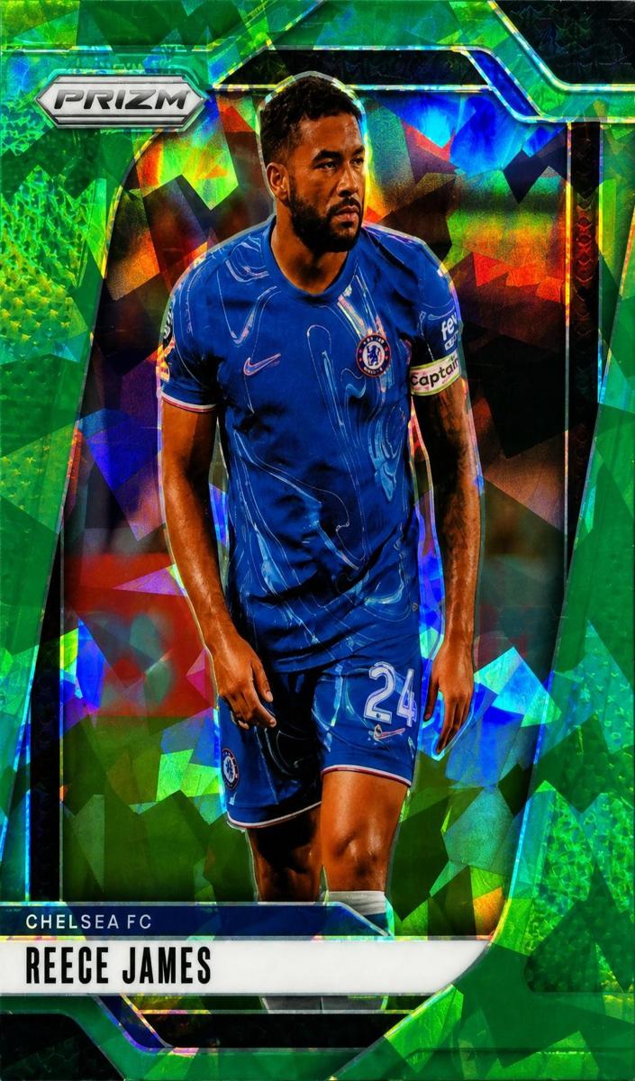 2024 Panini Prizm Premier League Reece James [Green Ice] #98 card