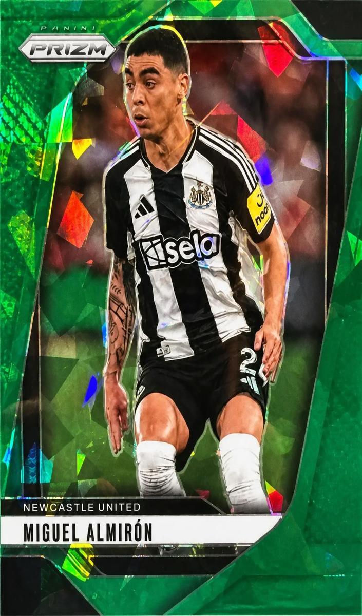 2024 Panini Prizm Premier League Miguel Almiron [Green Ice] #110 card