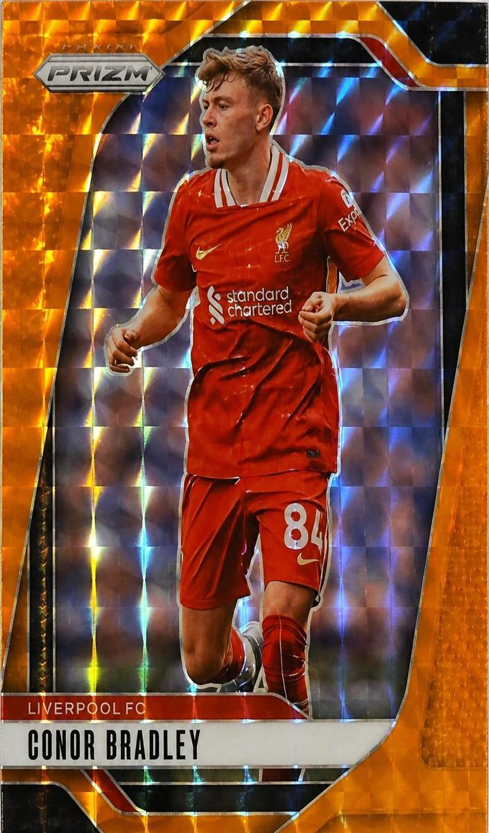 2024 Panini Prizm Premier League Conor Bradley [Orange Mosaic] #48 card