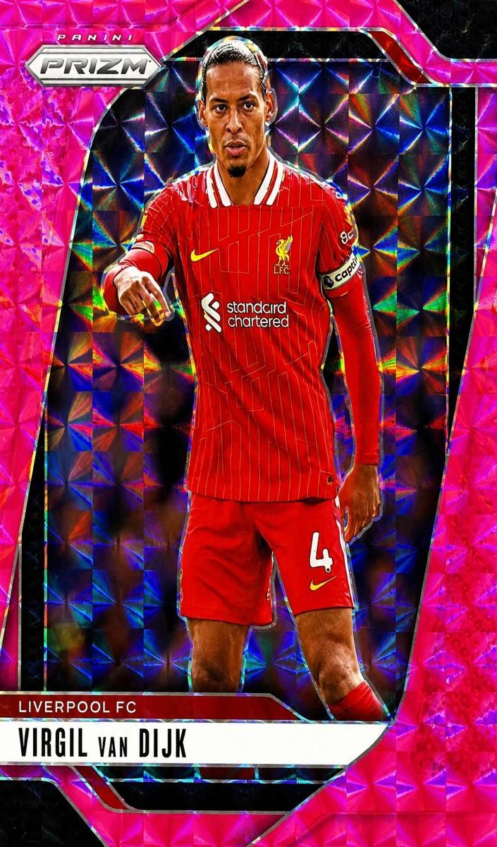 2024 Panini Prizm Premier League Virgil van Dijk #52 card