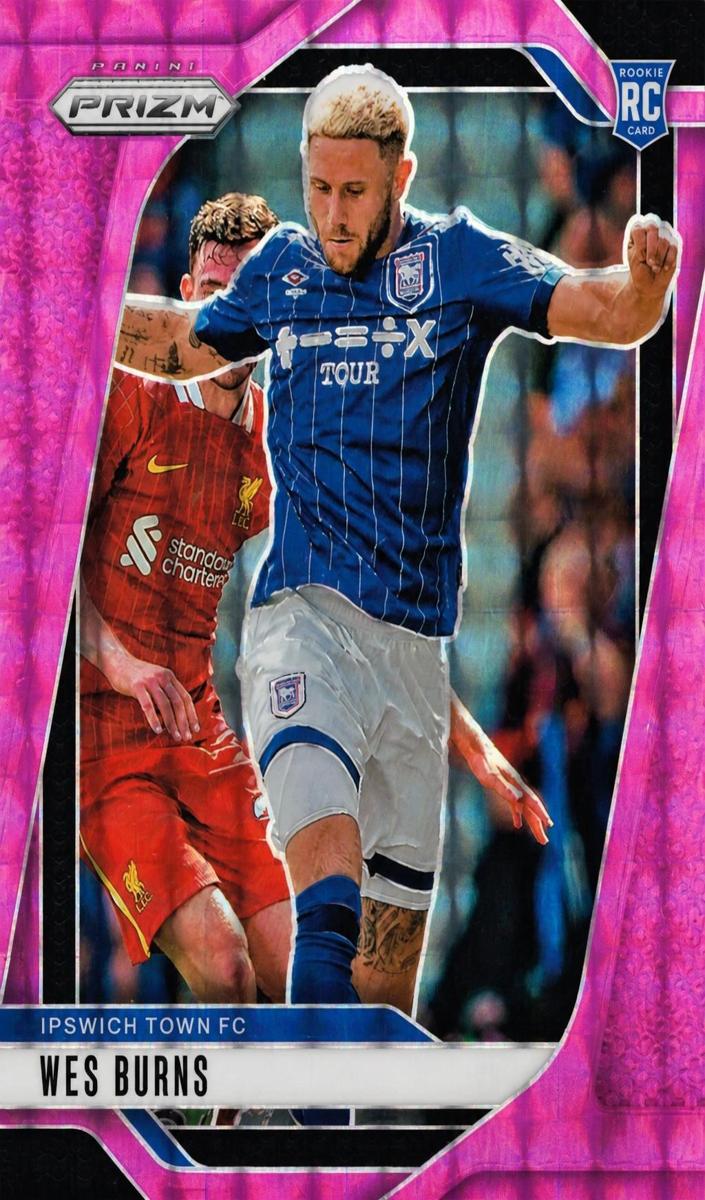 2024 Panini Prizm Premier League Wes Burns [Green] #284 card