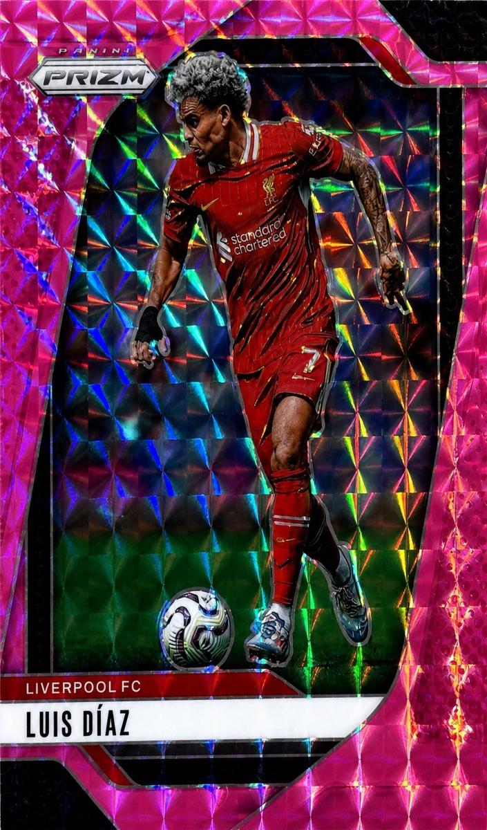 2024 Panini Prizm Premier League Luis Diaz [Pink Mosaic] #37 card