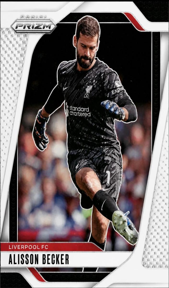 2024 Panini Prizm Premier League Alisson Becker [Silver] #43 card