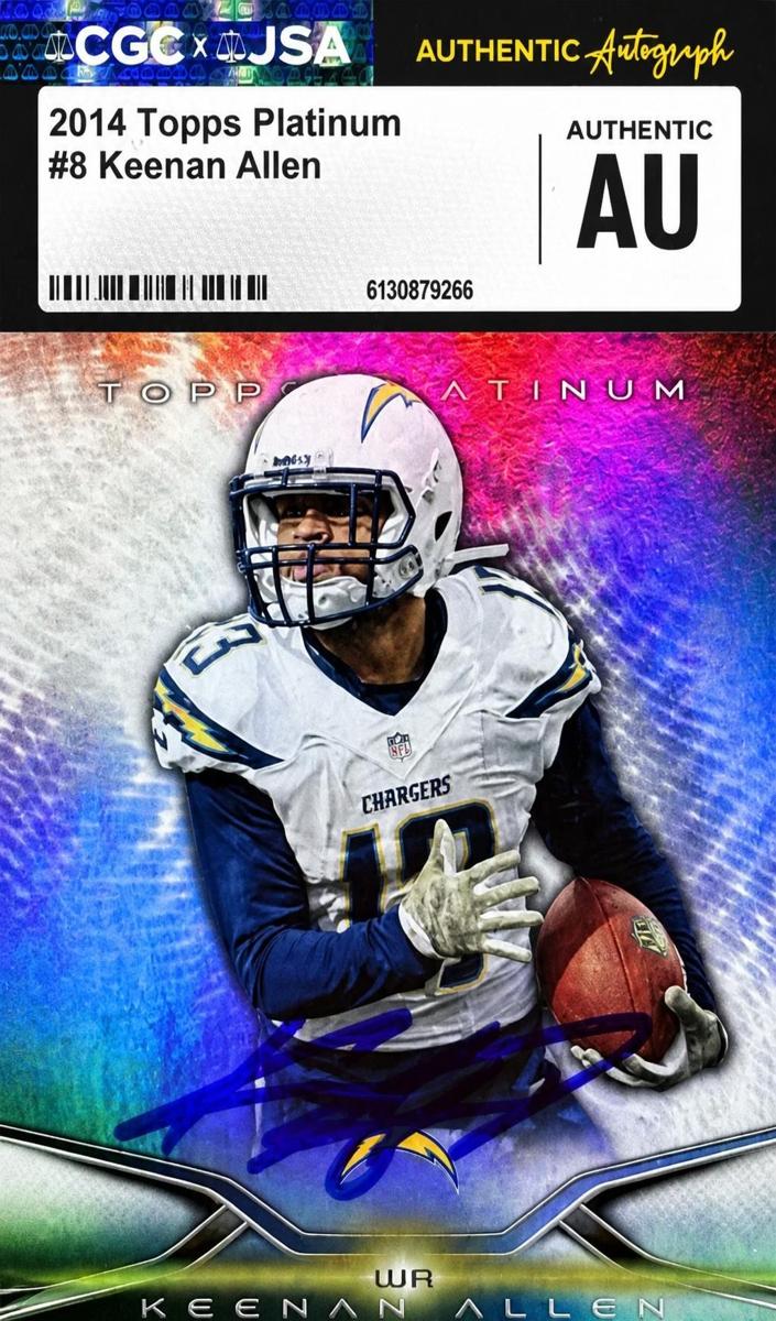 2014 Topps Platinum Keenan Allen [Autograph] #8 card