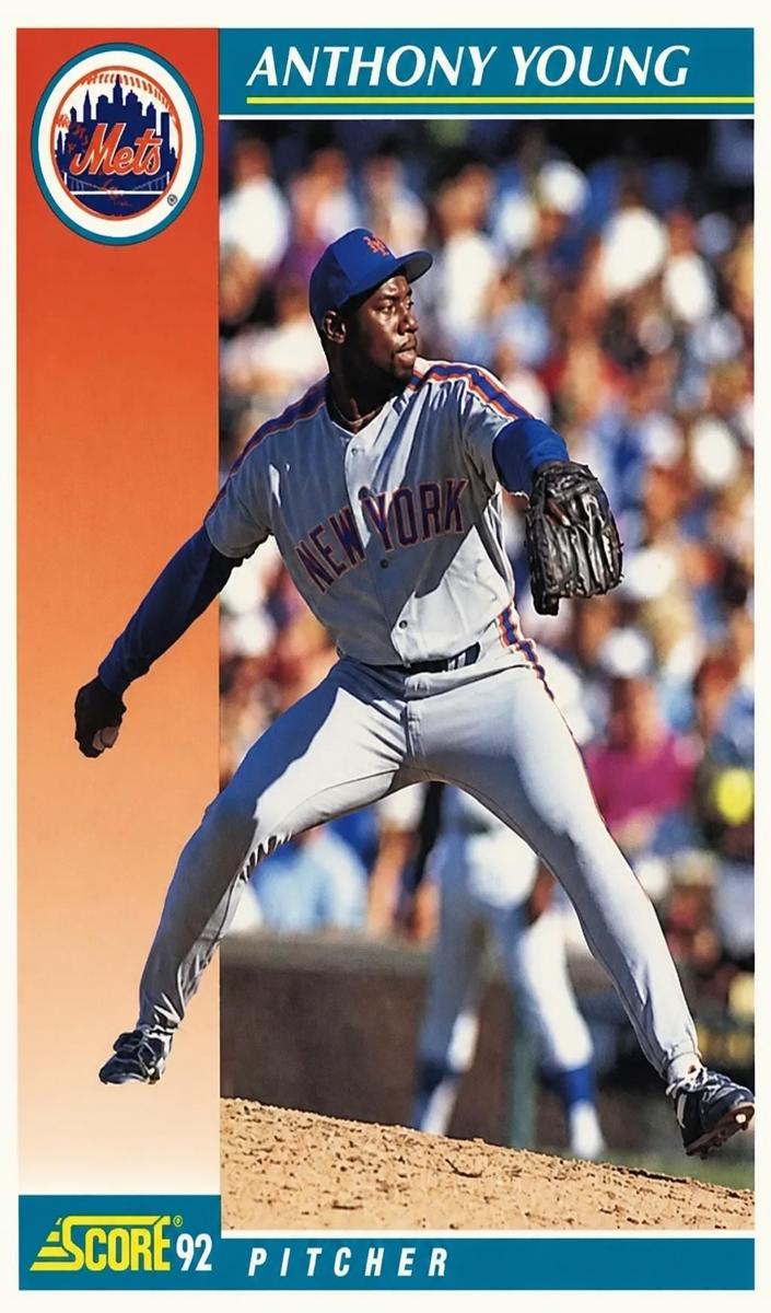 1992 Score Anthony Young #756 card