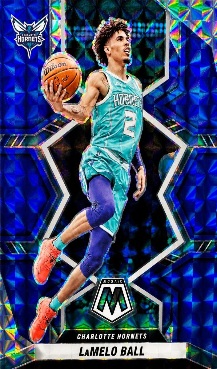 2021 Panini Mosaic LaMelo Ball [Blue] #25 card