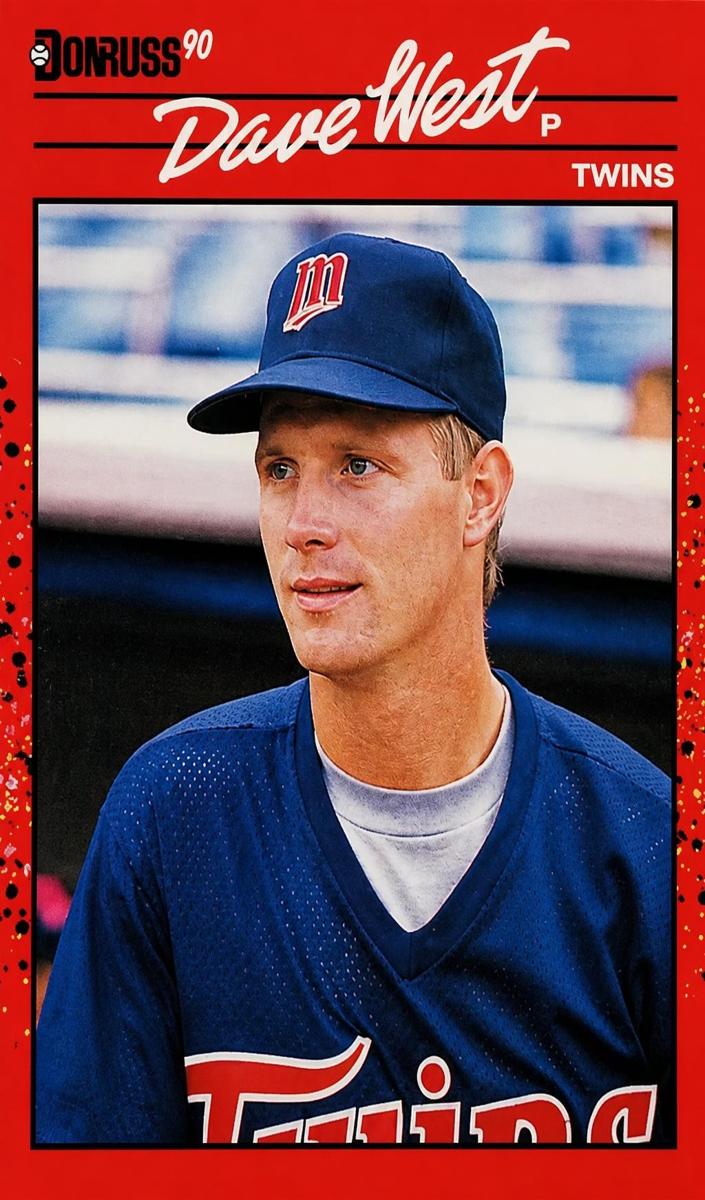 1990 Donruss Dave West #387 card