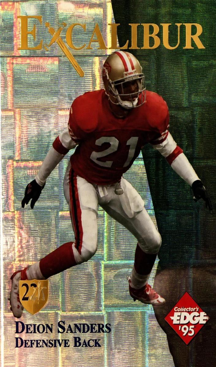 1995 Deion Sanders [Gold Shield Gold Prism] #22