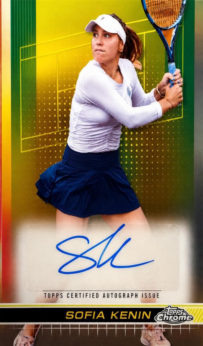 2024 Topps Chrome Sofia Kenin #TCA-SKN card