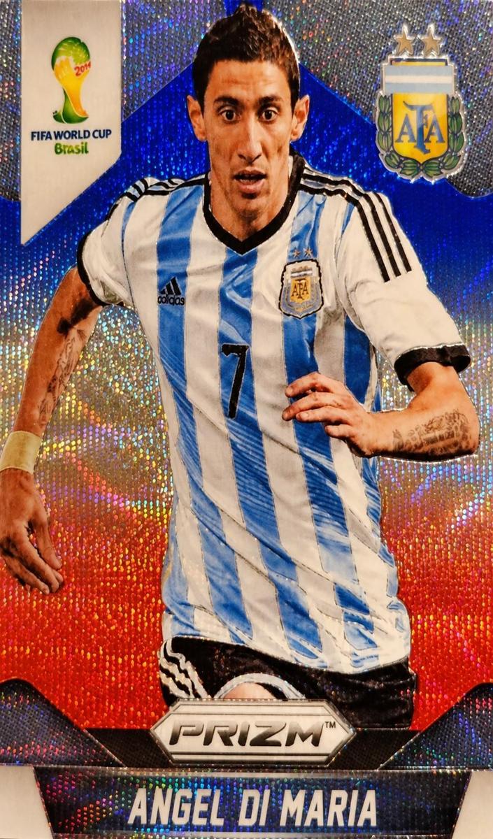 2014 Angel Di Maria [Blue and Red Wave] #9