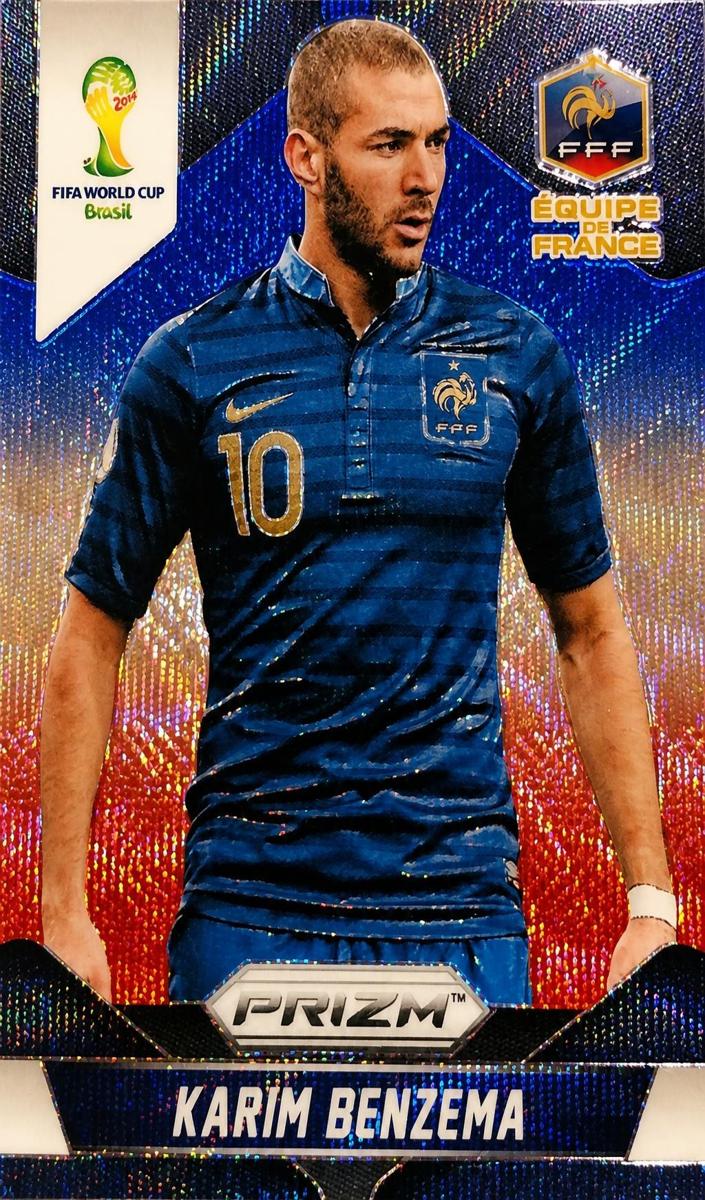 2014 Karim Benzema [Blue and Red Wave] #82