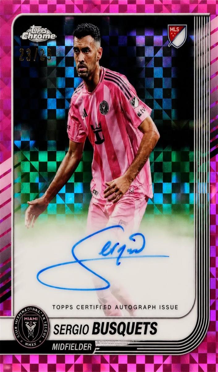 2025 Sergio Busquets [Pink X-Fractor] #CA-SB