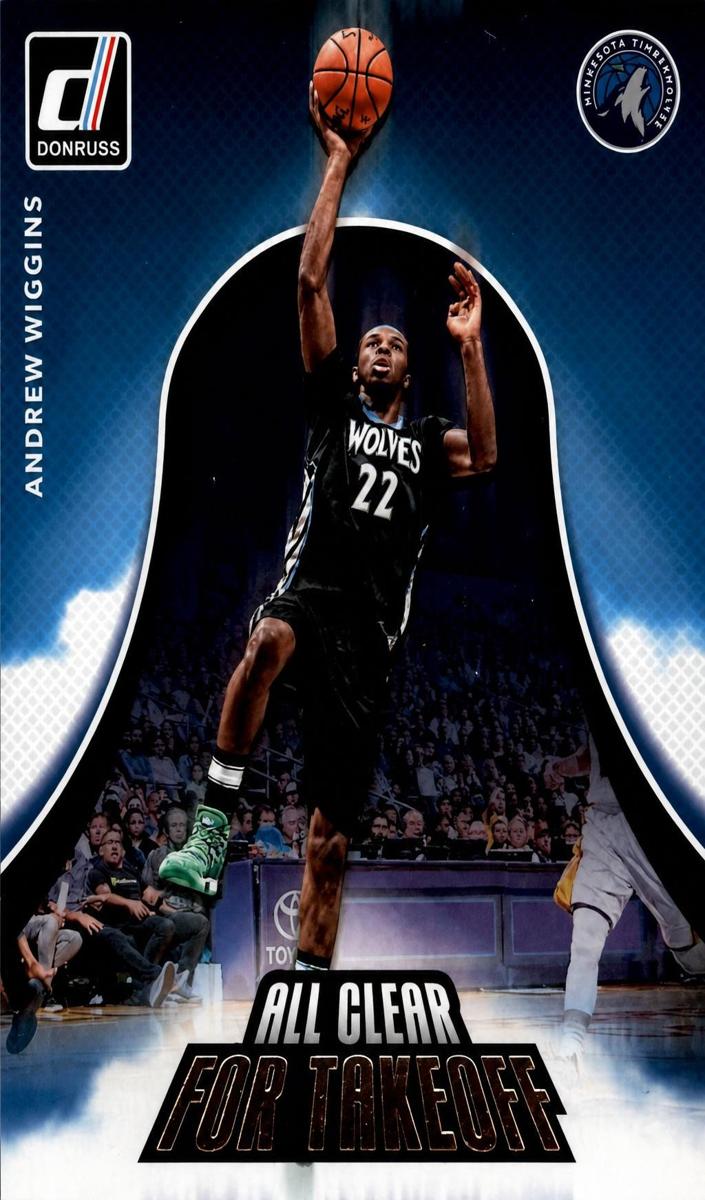 2017 Panini Donruss Andrew Wiggins #8 card