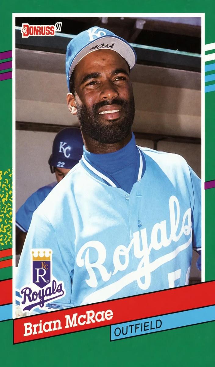 1991 Donruss Brian McRae #575 card