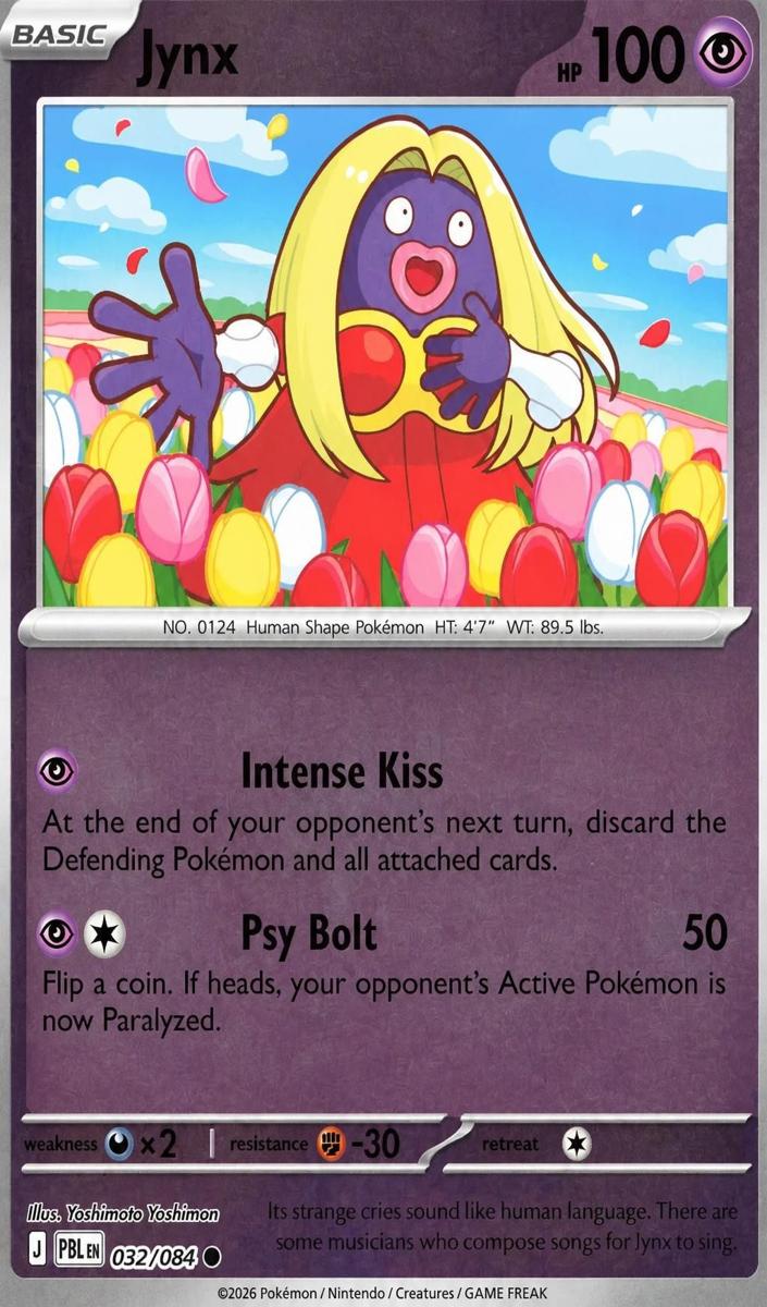 Jynx 2026 Pokemon Mega Evolution Pitch Black