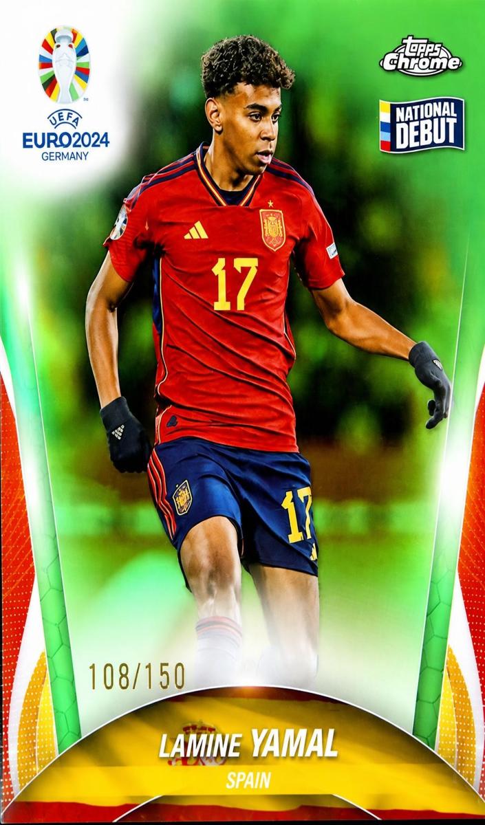 2024 Lamine Yamal [Neon Green Refractor] #17
