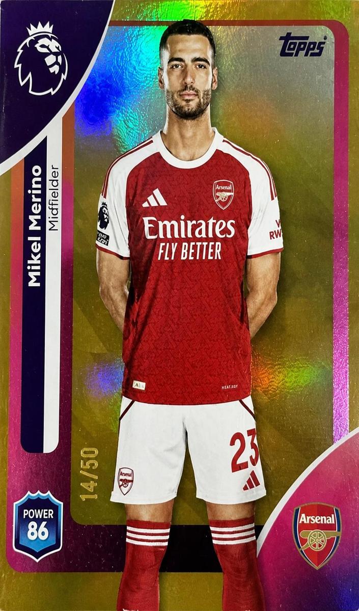 2025 Mikel Merino [Gold Sparkle] #6
