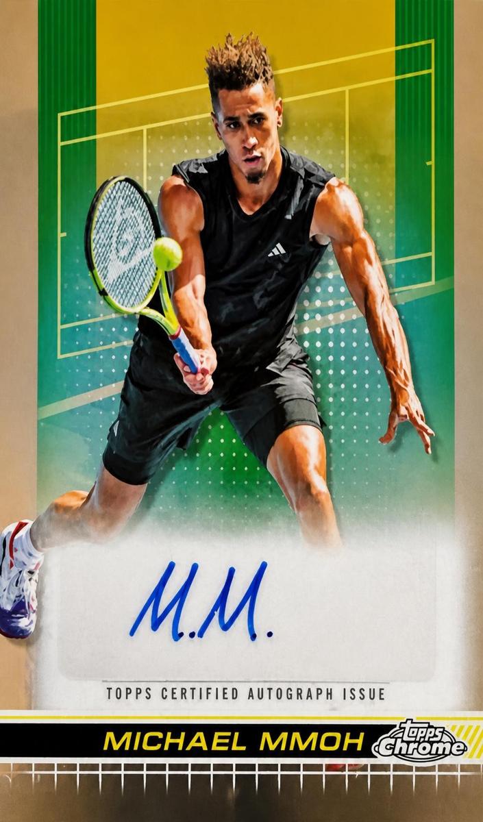 2024 Topps Chrome Michael Mmoh #TCA-MMH card