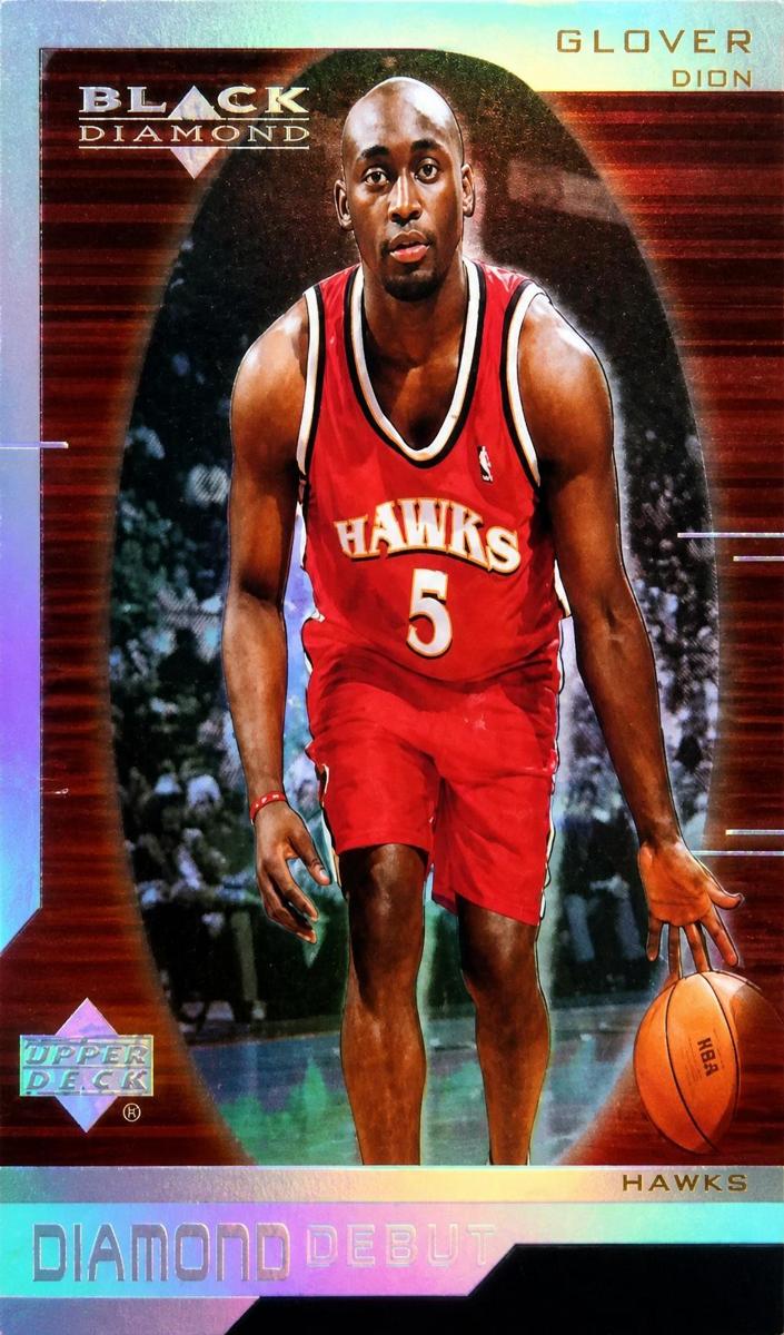 1999 Upper Deck Black Diamond Dion Glover #109 card