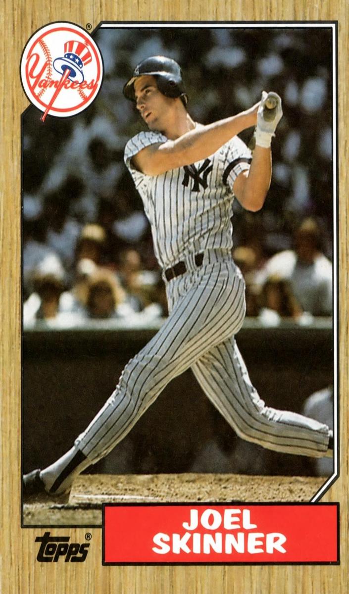 1987 Topps Joel Skinner #626 card