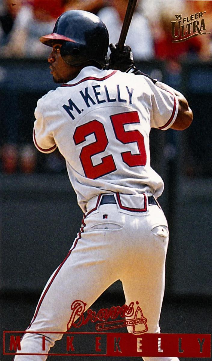 1995 Fleer Ultra Mike Kelly #348 card