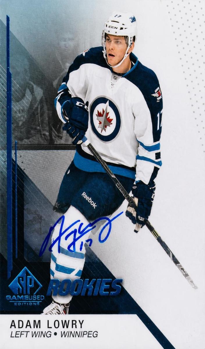 2014 SP Game Used Adam Lowry #141 card