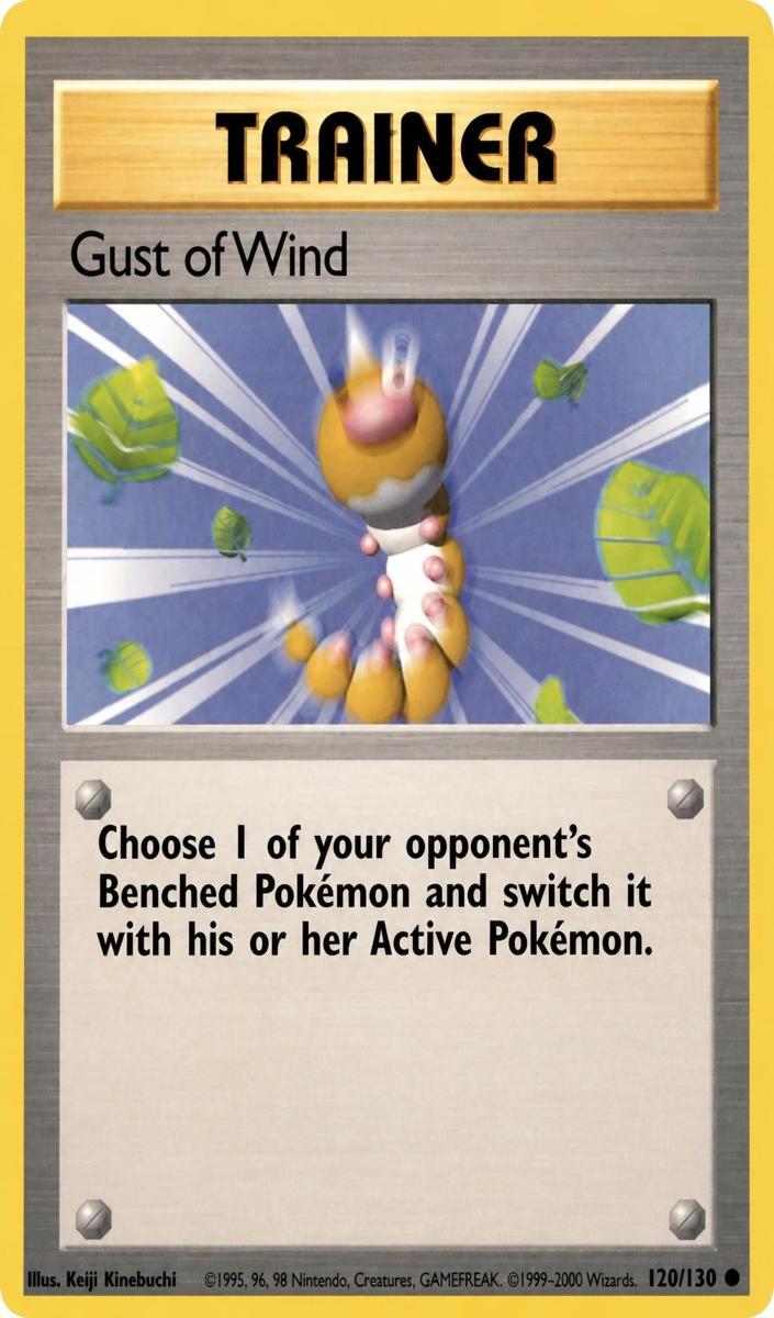 Gust of Wind 2000 Pokemon Base Set II