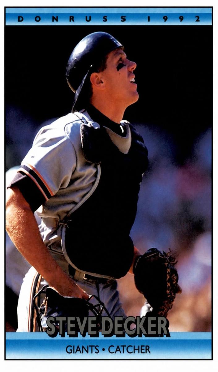 Steve Decker 1992 Donruss Baseball