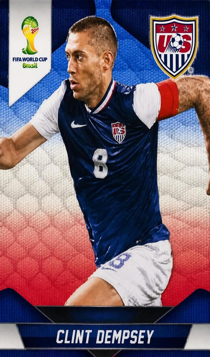 2014 Clint Dempsey [Blue and Red Wave] #69