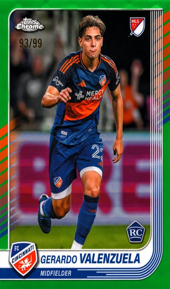 2025 Gerardo Valenzuela [Green Refractor] #109