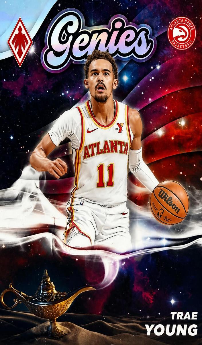 2023 Panini Phoenix Trae Young #19 card